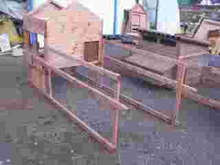 initial stages of construction of the Grosvenor poultry house